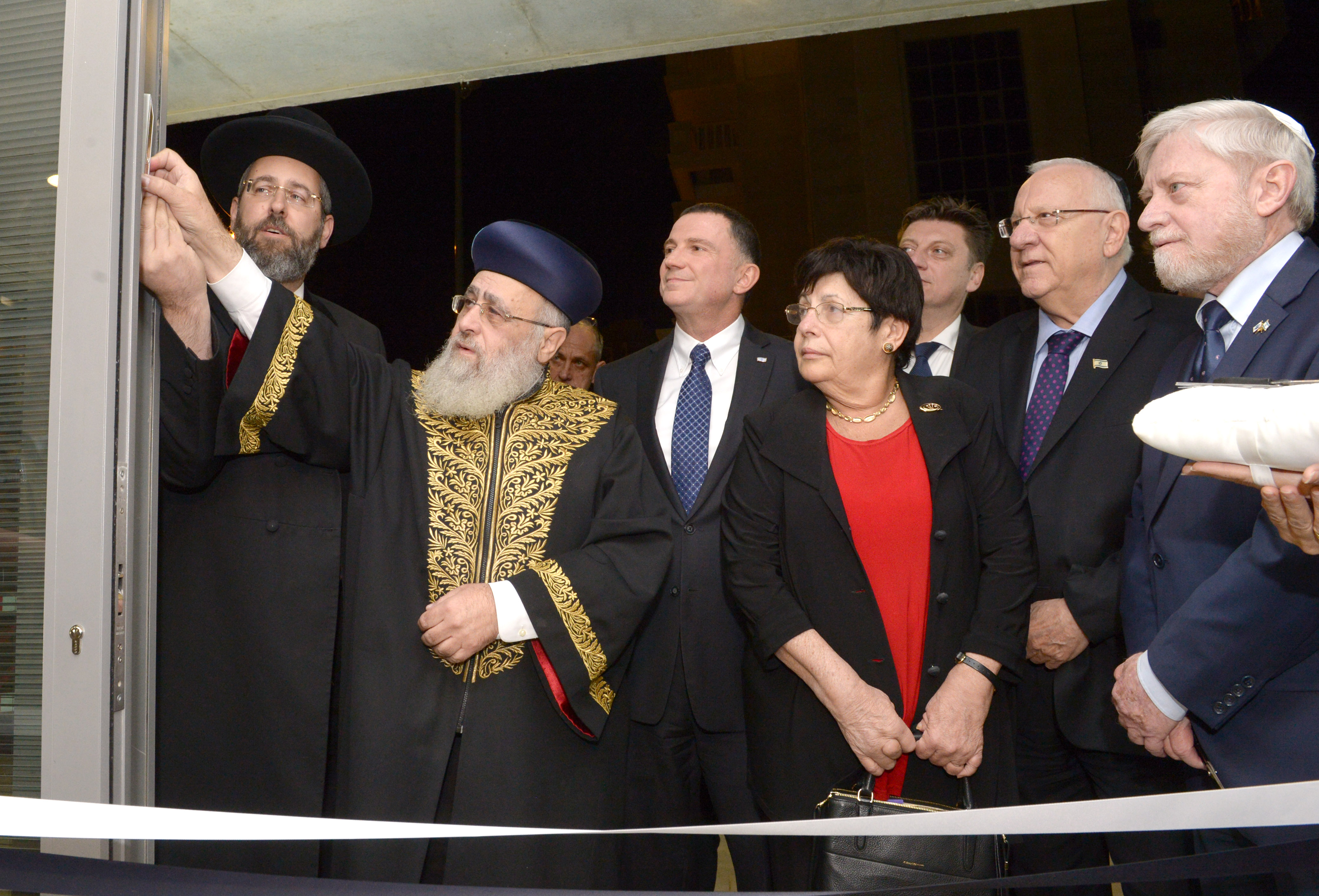 טקס חנוכת בניין משרד מבקר המדינה ונציב תלונות הציבור בירושלים בשנת 2015. צילום: מארק ניימן לשכת העיתונות הממשלתית 
