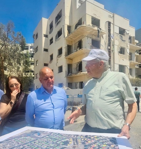 מאות תושבים פונו. ההרס בלב תל אביב