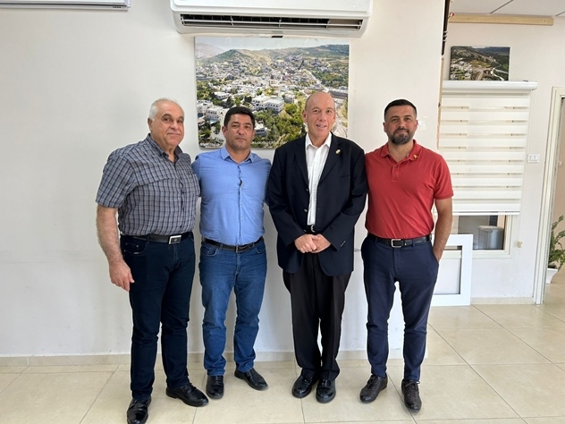 מבקר המדינה מתניהו אנגלמן בפגישה עם ראשי המועצות הדרוזיות בגולן